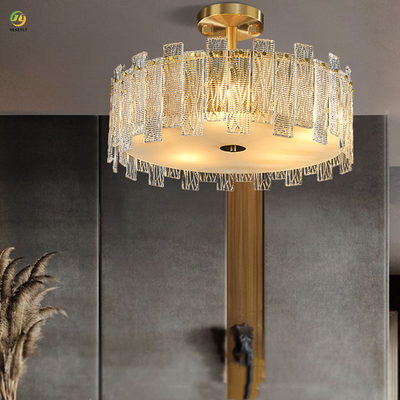 Villa Sypialnia Miedź LED Lampa sufitowa Kryty Ślub Fantazyjne Dekoracyjne